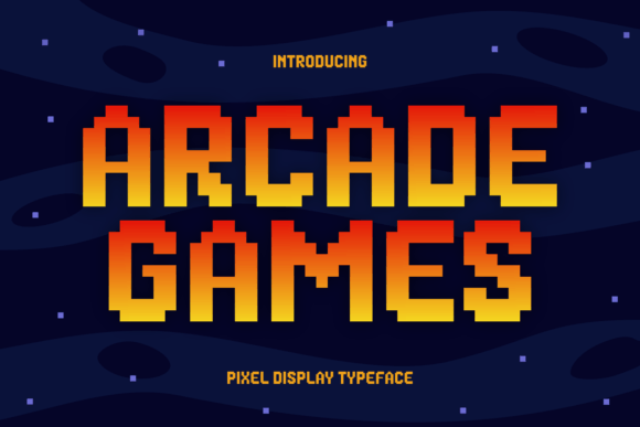 Arcade Games: A Font That Brings Joyful Pixel Energy to Your Designs