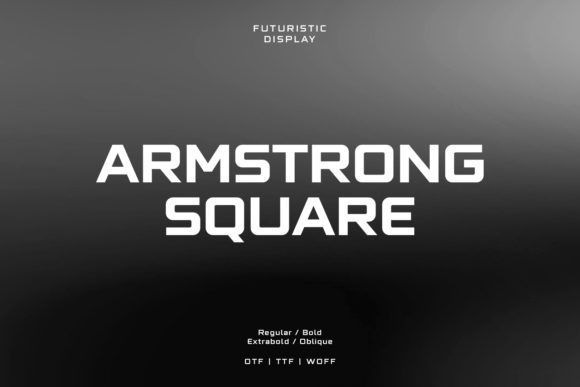 Armstrong Square: A Modern Display Typeface for Bold Designs