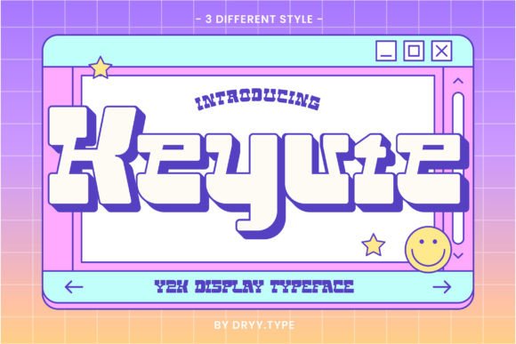 Exploring Keyute: A Futuristic Display Font for Bold Projects