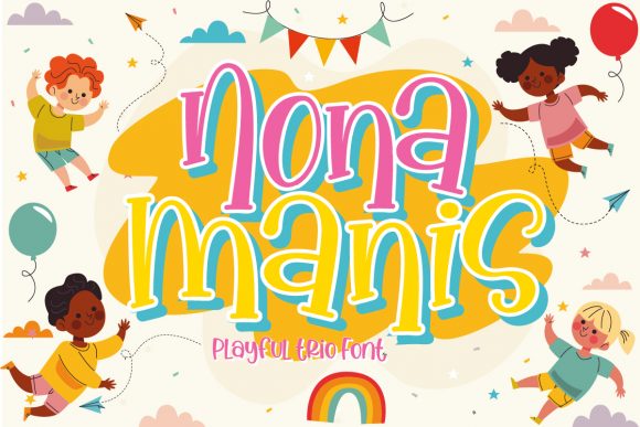 Nona Manis: A Sweet and Playful Display Font for Creative Projects
