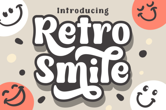 Retro Smile: A Playful Script Font for Whimsical Designs