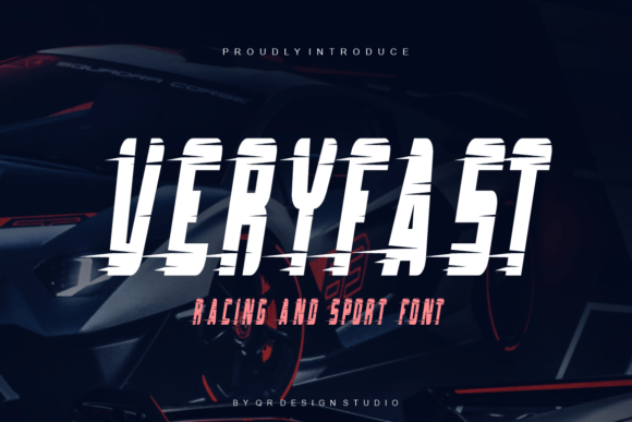 Veryfast: A Quirky Display Font for Dynamic Designs