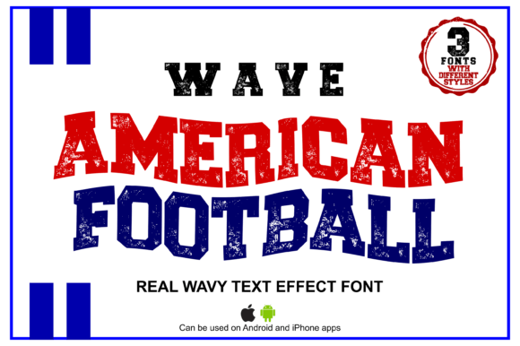 Wave American Football: A Fierce Yet Friendly Display Typeface